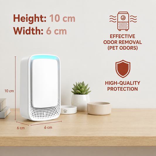 Mini Air Purifier for Pet Homes – Compact Ioniser for Pet Odours