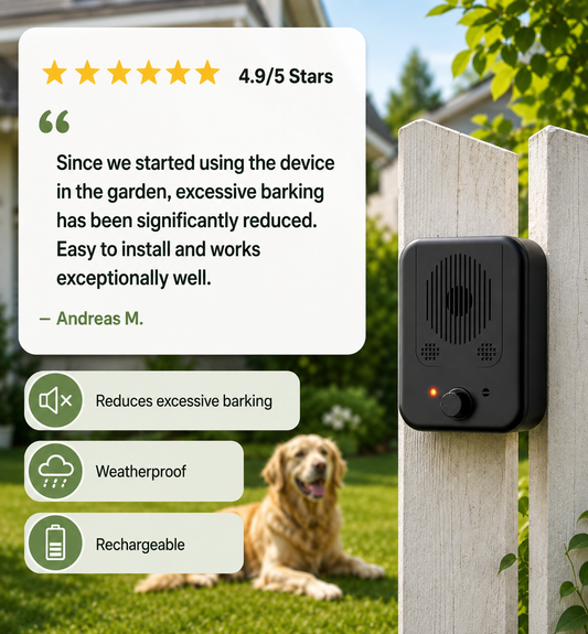 Ultrasonic Dog Training Device with LED Light