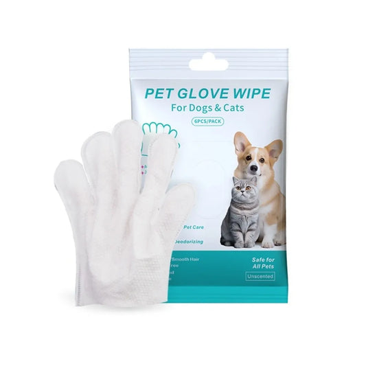 Disposable Pet Cleaning Gloves for Dogs & Cats