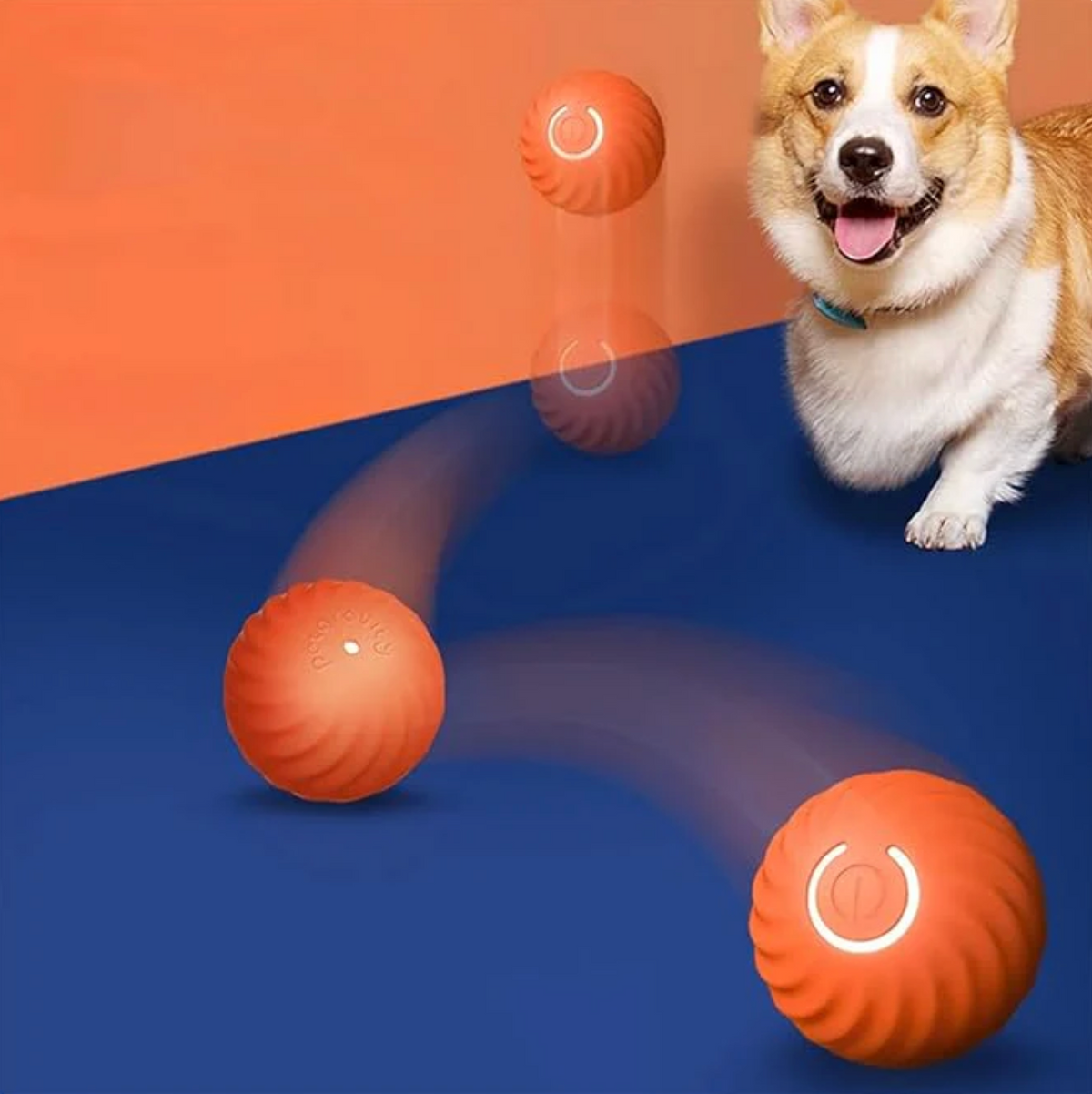 Interactive Smart Rolling & Bouncing Ball for Dogs