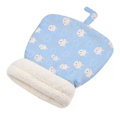 Fluffy Cat Sleeping Bag with Cosy Plush Cave Bed