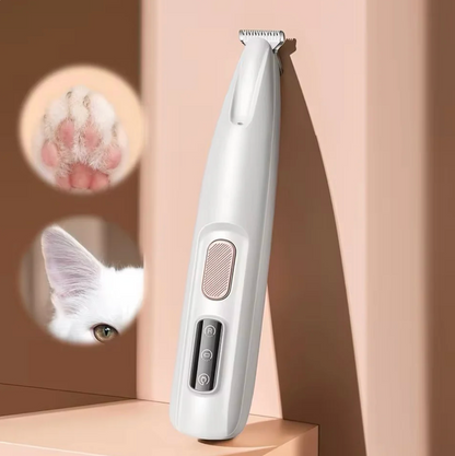 Quiet LED Precision Paw & Fur Trimmer for Cats
