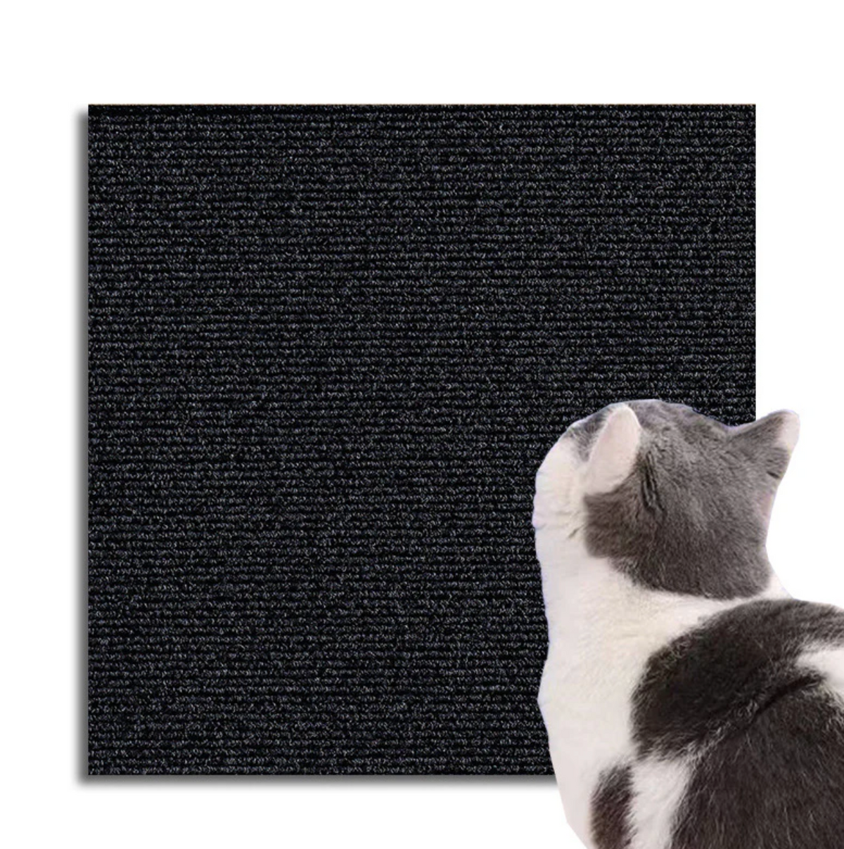 Self-Adhesive Cat Scratching Mat for Furniture & Wall Protection