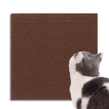 Self-Adhesive Cat Scratching Mat for Furniture & Wall Protection