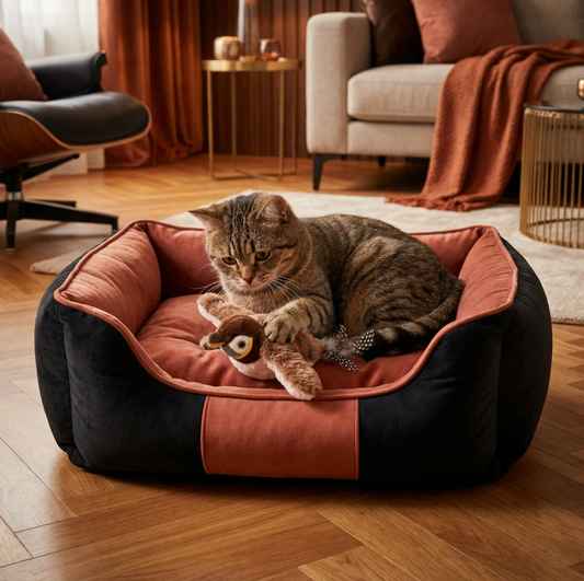 Interactive Flapping Bird Cat Toy with Chirping Sound
