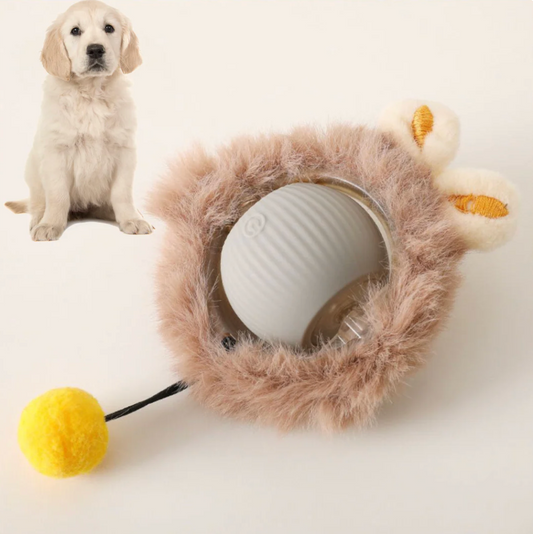 Smart Mouse Ball for Cats – Interactive Automatic Rolling Toy with Mouse Tail & Obstacle Detection