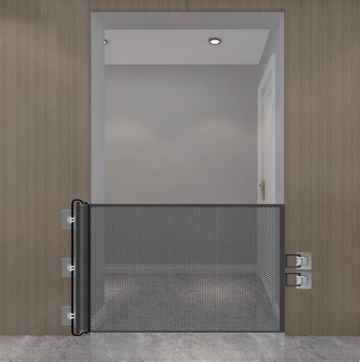 Retractable Safety Gate for Dogs & Cats – Stairs & Doorways