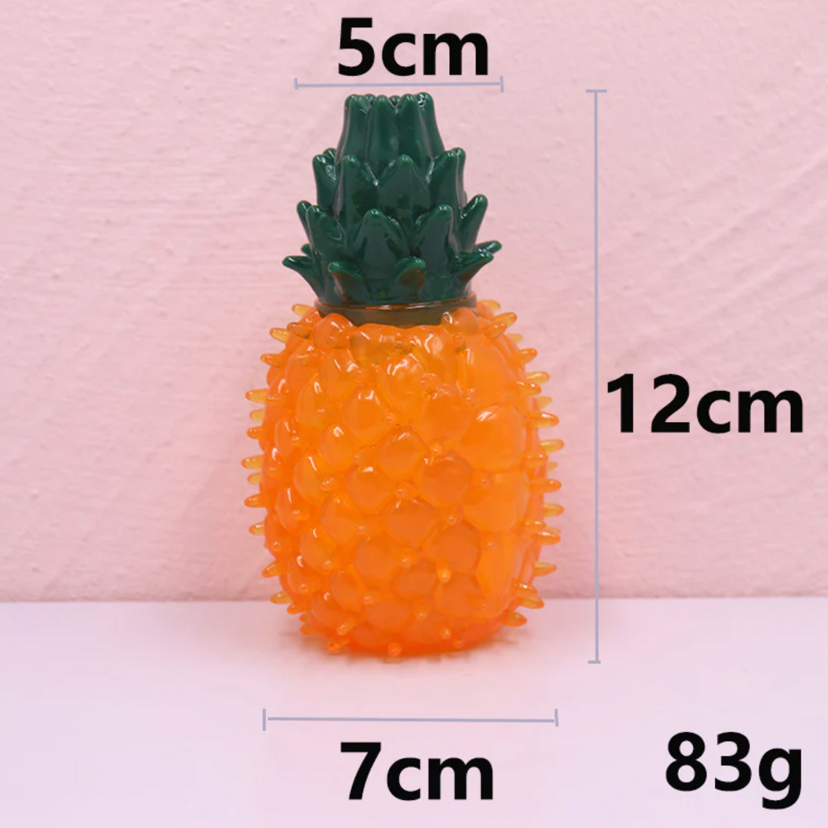 Durable Squeaky Fruit Chew Toy for Dogs