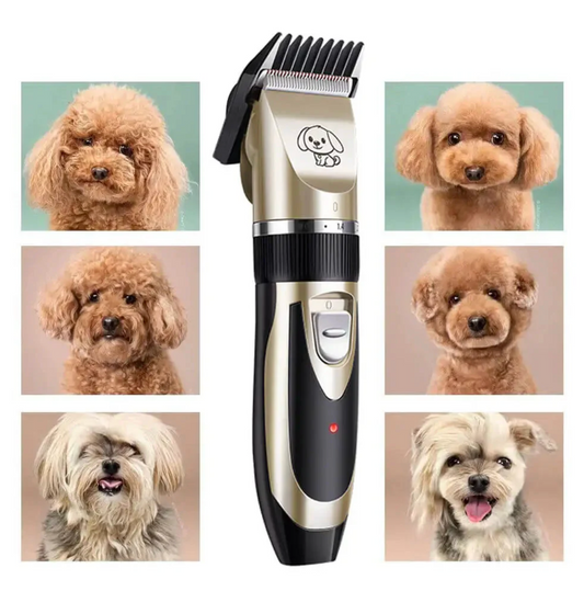Professional Low-Noise Pet Hair Clippers for Dogs & Cats