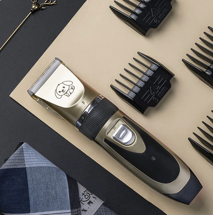 Professional Low-Noise Pet Hair Clippers for Dogs & Cats