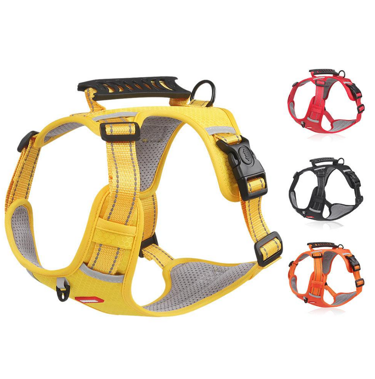 Reflective No-Pull Dog Harness with Handle – Padded Adjustable Walking Harness