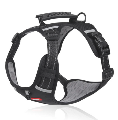 Reflective No-Pull Dog Harness with Handle – Padded Adjustable Walking Harness