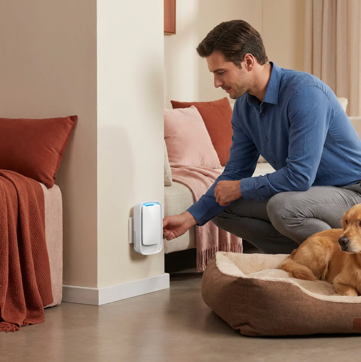 Mini Air Purifier for Pet Homes – Compact Ioniser for Pet Odours