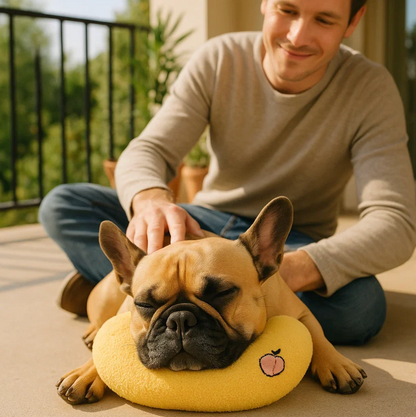 Fluffy Moon-Shaped Sleeping Cushion for Dogs & Cats