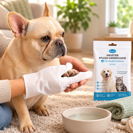 Disposable Pet Cleaning Gloves for Dogs & Cats