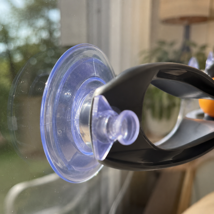 Interactive Suction Cup Cat Toy with Ball Track