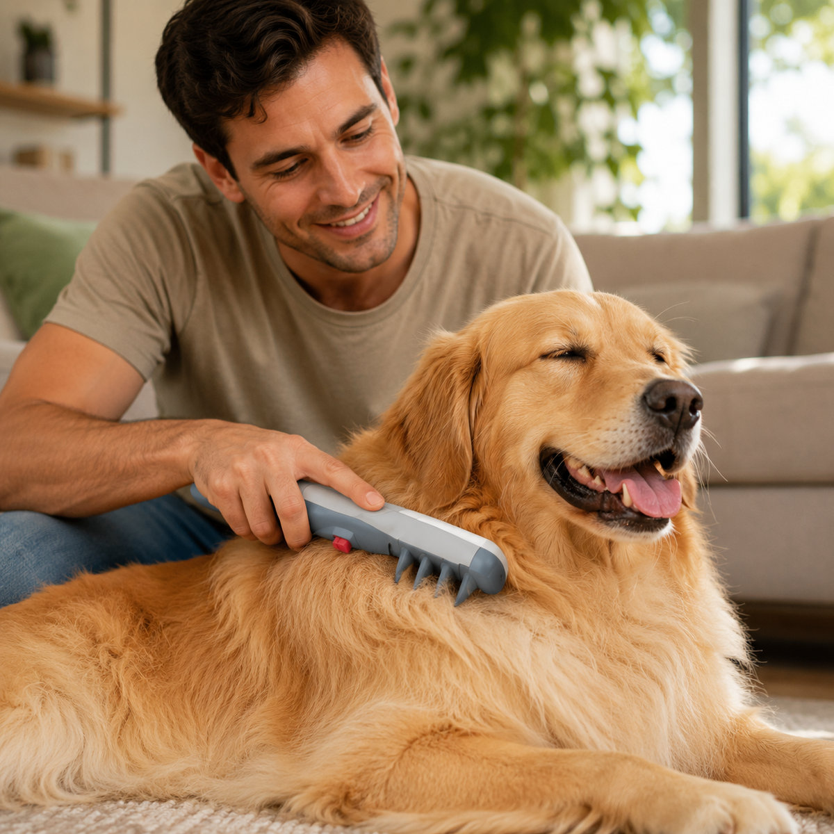 Electric Dematting & Detangling Comb for Dogs & Cats
