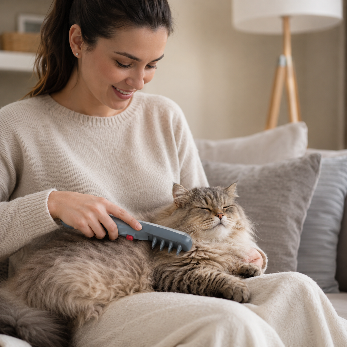 Electric Dematting & Detangling Comb for Dogs & Cats