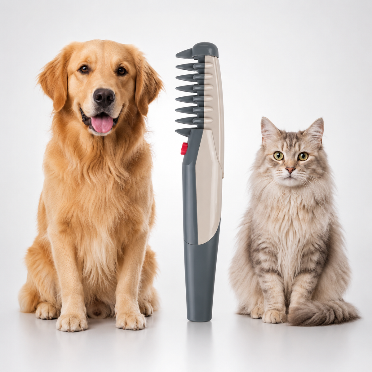 Electric Dematting & Detangling Comb for Dogs & Cats