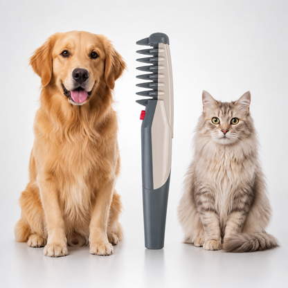 Electric Dematting & Detangling Comb for Dogs & Cats