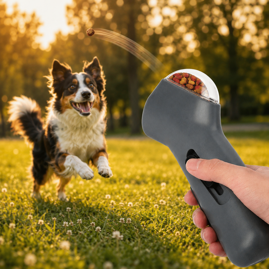 Manual Treat Launcher for Dogs & Cats