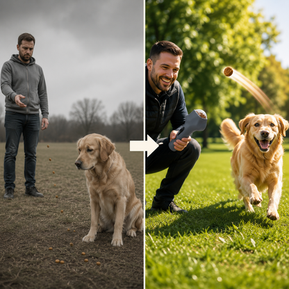 Manual Treat Launcher for Dogs & Cats