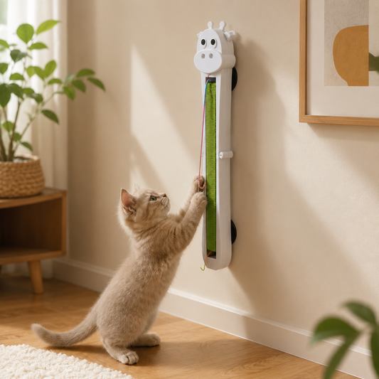 Interactive Automatic Giraffe Cat Teaser Toy