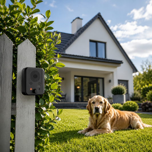 Ultrasonic Dog Training Device with LED Light
