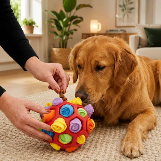 Interactive Snuffle Treat Ball for Dogs
