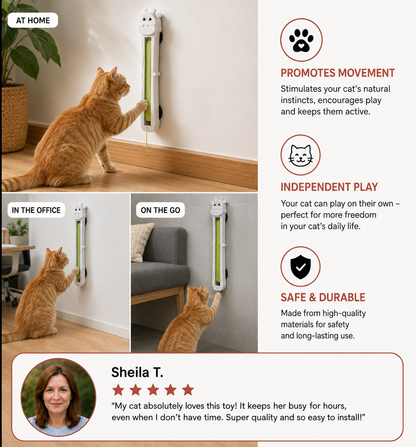 Interactive Automatic Giraffe Cat Teaser Toy