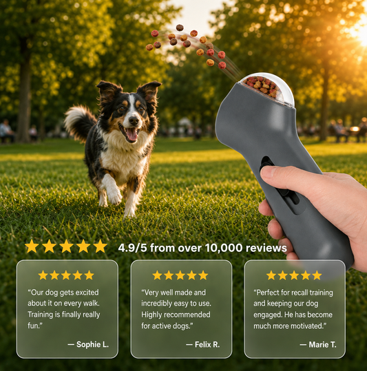 Manual Treat Launcher for Dogs & Cats
