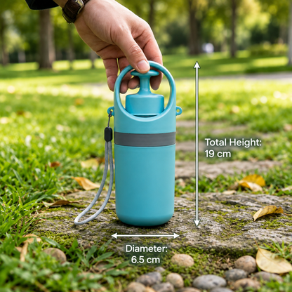 2-in-1 Portable Dog Poop Scooper with Bag Dispenser
