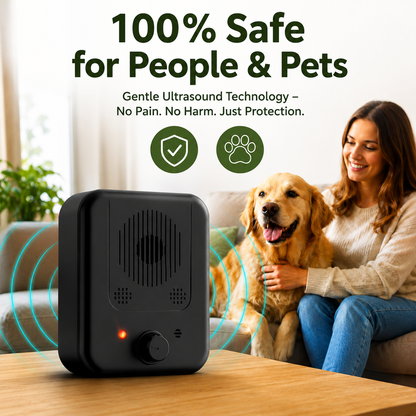Ultrasonic Dog Training Device with LED Light