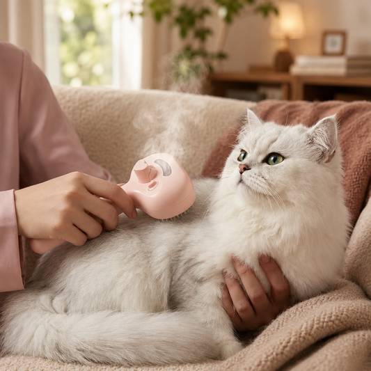 3-in-1 Mist Grooming Brush for Dogs & Cats