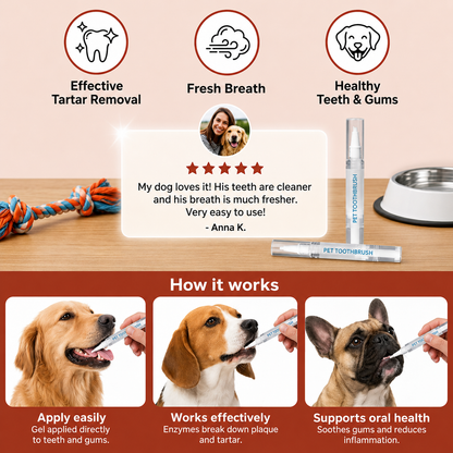 Oral Care Pen for Dogs & Cats – Precision Dental Gel Applicator for Everyday Mouth Care