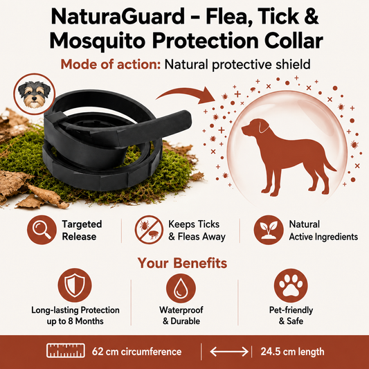 2-in-1 Calming Flea & Tick Collar for Dogs & Cats