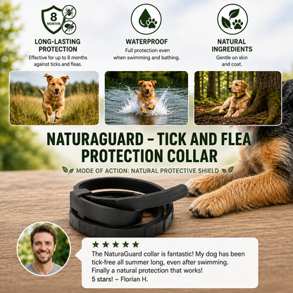 2-in-1 Calming Flea & Tick Collar for Dogs & Cats