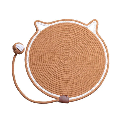 Sisal Cat Scratching Mat with Padded Lounging Area