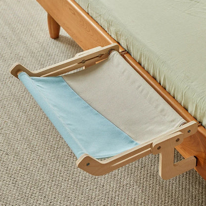 Elevated Wooden Cat Hammock Bed
