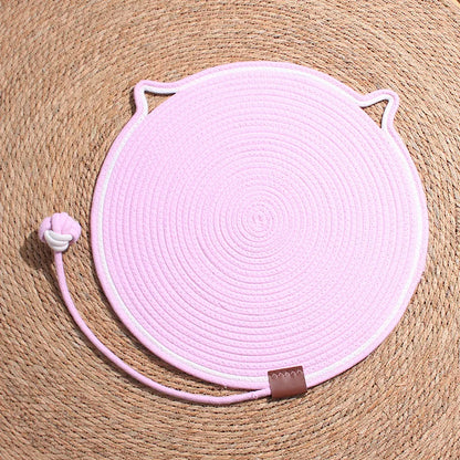 Sisal Cat Scratching Mat with Padded Lounging Area