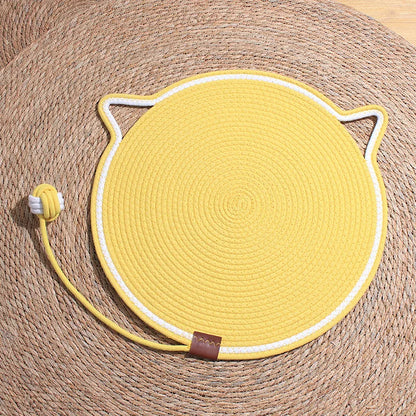 Sisal Cat Scratching Mat with Padded Lounging Area