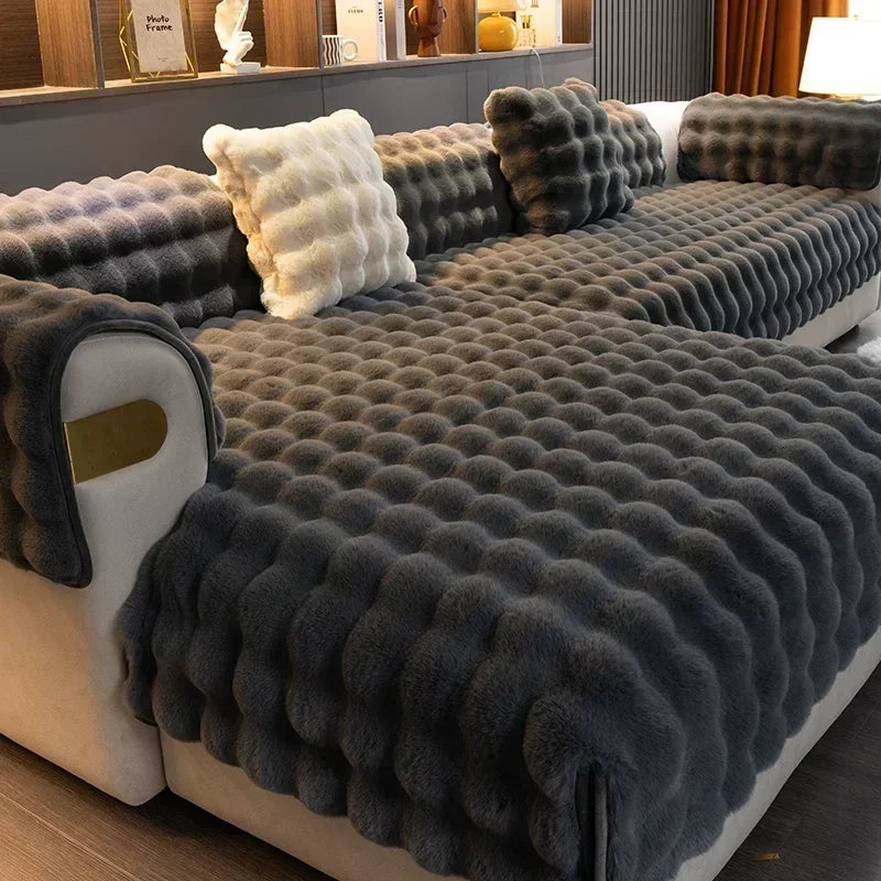 Luxury Plush Sofa Protector