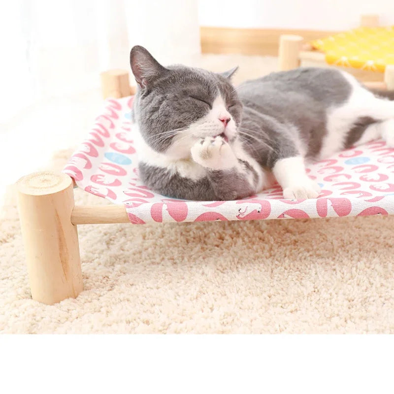 Elevated Cooling Pet Bed for Dogs & Cats