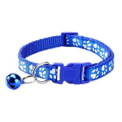 Adjustable Pet Collar with Bell for Dogs & Cats