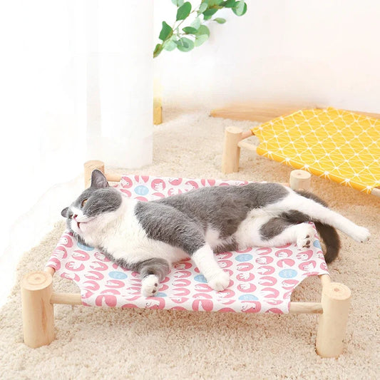 Elevated Cooling Pet Bed for Dogs & Cats