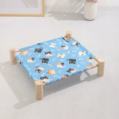 Elevated Cooling Pet Bed for Dogs & Cats