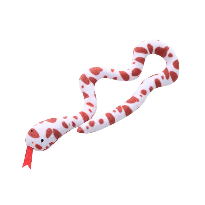 Catnip Snake Toy for Cats – Plush Kicker Toy with Catnip Filling