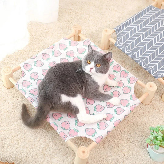 Elevated Cooling Pet Bed for Dogs & Cats