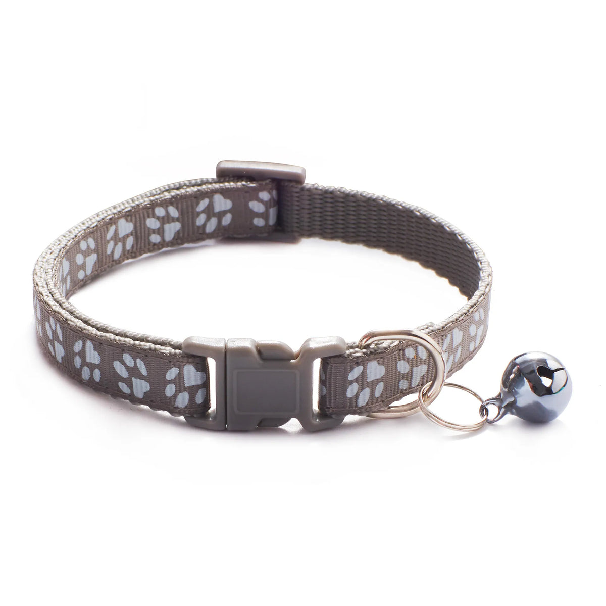 Adjustable Pet Collar with Bell for Dogs & Cats