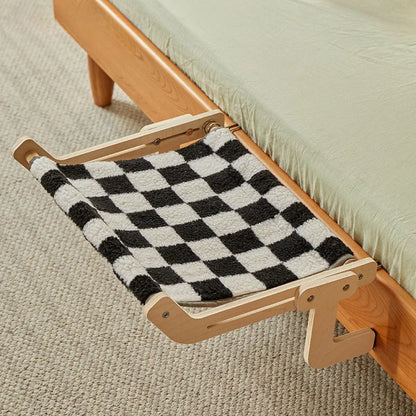 Elevated Wooden Cat Hammock Bed